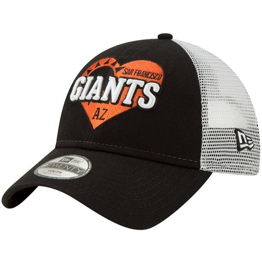Women's San Francisco Giants New Era Blackā Spring Training Sun Trucker 9TWENTY
